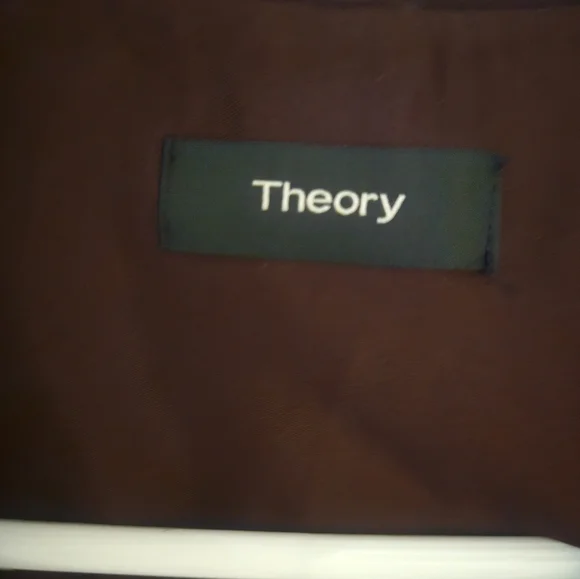 Theory wine Blazer with gold buttons size 2 - Picture 4 of 5